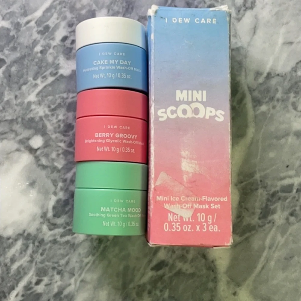 New I Dew Care Mini Scoops Wash Off‎ Mask Set